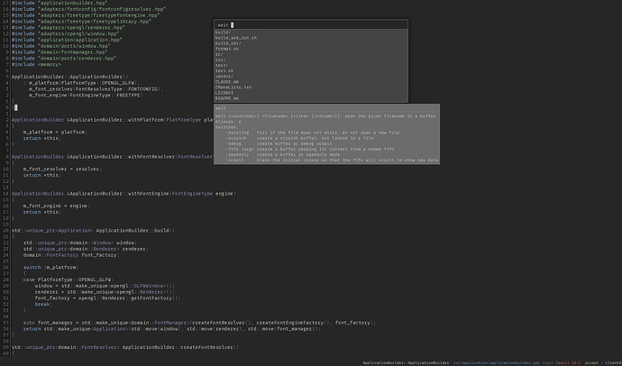 Kakodemon with the redesigned prompt menu